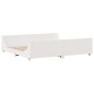 vidaXL Massivholzbett ohne Matratze Weiß 180x200 cm Kiefernholz vidaXL Massivholzbett ohne Matratze Weiß 180x200 cm Kiefernholz