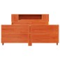vidaXL Massivholzbett ohne Matratze Wachsbraun 135x190 cm Kiefernholz vidaXL Massivholzbett ohne Matratze Wachsbraun 135x190 cm Kiefernholz
