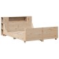 vidaXL Massivholzbett ohne Matratze 140x200 cm Kiefernholz vidaXL Massivholzbett ohne Matratze 140x200 cm Kiefernholz