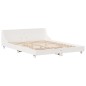 vidaXL Massivholzbett ohne Matratze Weiß 140x190 cm Kiefernholz vidaXL Massivholzbett ohne Matratze Weiß 140x190 cm Kiefernholz