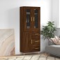 vidaXL Highboard Braun Eichen-Optik 69,5x34x180 cm Holzwerkstoff vidaXL Highboard Braun Eichen-Optik 69,5x34x180 cm Holzwerkstoff