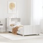 vidaXL Massivholzbett ohne Matratze Weiß 90x200 cm Kiefernholz vidaXL Massivholzbett ohne Matratze Weiß 90x200 cm Kiefernholz