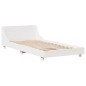 vidaXL Massivholzbett ohne Matratze Weiß 90x200 cm Kiefernholz vidaXL Massivholzbett ohne Matratze Weiß 90x200 cm Kiefernholz