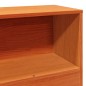 vidaXL Massivholzbett ohne Matratze Wachsbraun 75x190 cm Kiefernholz vidaXL Massivholzbett ohne Matratze Wachsbraun 75x190 cm Kiefernholz