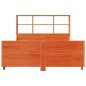 vidaXL Massivholzbett ohne Matratze Wachsbraun 160x200 cm Massivholz vidaXL Massivholzbett ohne Matratze Wachsbraun 160x200 cm Massivholz