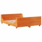 vidaXL Massivholzbett ohne Matratze Wachsbraun 160x200 cm Massivholz vidaXL Massivholzbett ohne Matratze Wachsbraun 160x200 cm Massivholz