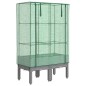 vidaXL Hochbeet mit Gewächshaus-Aufsatz Rattan-Optik 80x40x140 cm vidaXL Hochbeet mit Gewächshaus-Aufsatz Rattan-Optik 80x40x140 cm