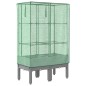 vidaXL Hochbeet mit Gewächshaus-Aufsatz Rattan-Optik 80x40x140 cm vidaXL Hochbeet mit Gewächshaus-Aufsatz Rattan-Optik 80x40x140 cm