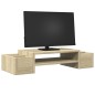 vidaXL Monitorständer mit Stauraum Sonoma-Eiche 70x27x15 Holzwerkstoff vidaXL Monitorständer mit Stauraum Sonoma-Eiche 70x27x15 Holzwerkstoff