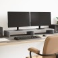 vidaXL Monitorständer Grau Sonoma 100x27x10 cm Holzwerkstoff vidaXL Monitorständer Grau Sonoma 100x27x10 cm Holzwerkstoff