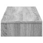 vidaXL Monitorständer Grau Sonoma 100x27x10 cm Holzwerkstoff vidaXL Monitorständer Grau Sonoma 100x27x10 cm Holzwerkstoff