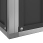 vidaXL Voliere mit Erweiterung Silbern 209x203x216 cm Stahl vidaXL Voliere mit Erweiterung Silbern 209x203x216 cm Stahl
