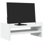 vidaXL Monitorständer Weiß 50x27x20 cm Holzwerkstoff vidaXL Monitorständer Weiß 50x27x20 cm Holzwerkstoff