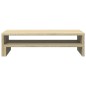 vidaXL Monitorständer Sonoma-Eiche 54x22x15 cm Holzwerkstoff vidaXL Monitorständer Sonoma-Eiche 54x22x15 cm Holzwerkstoff