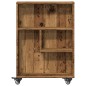 vidaXL Aufbewahrungswagen Schmal Altholz-Optik 48x13x68 Holzwerkstoff vidaXL Aufbewahrungswagen Schmal Altholz-Optik 48x13x68 Holzwerkstoff