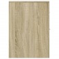 vidaXL Badschrank Schmal mit Rollen Sonoma-Eiche Holzwerkstoff vidaXL Badschrank Schmal mit Rollen Sonoma-Eiche Holzwerkstoff