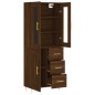vidaXL Highboard Braun Eichen-Optik 69,5x34x180 cm Holzwerkstoff vidaXL Highboard Braun Eichen-Optik 69,5x34x180 cm Holzwerkstoff