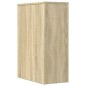 vidaXL Badschrank Schmal mit Rollen Sonoma-Eiche Holzwerkstoff vidaXL Badschrank Schmal mit Rollen Sonoma-Eiche Holzwerkstoff