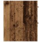 vidaXL Badschrank Schmal mit Rollen Altholz-Optik Holzwerkstoff vidaXL Badschrank Schmal mit Rollen Altholz-Optik Holzwerkstoff