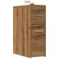 vidaXL Badschrank Schmal mit Rollen Artisan-Eiche Holzwerkstoff vidaXL Badschrank Schmal mit Rollen Artisan-Eiche Holzwerkstoff