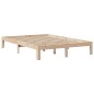 vidaXL Massivholzbett mit Regal ohne Matratze 150x200 cm Kiefer vidaXL Massivholzbett mit Regal ohne Matratze 150x200 cm Kiefer