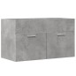 vidaXL Waschbeckenunterschrank Betongrau 80x38,5x46 cm Holzwerkstoff vidaXL Waschbeckenunterschrank Betongrau 80x38,5x46 cm Holzwerkstoff