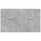 vidaXL Waschbeckenunterschrank Betongrau 80x38,5x46 cm Holzwerkstoff vidaXL Waschbeckenunterschrank Betongrau 80x38,5x46 cm Holzwerkstoff