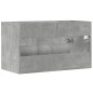 vidaXL Waschbeckenunterschrank Betongrau 80x38,5x46 cm Holzwerkstoff vidaXL Waschbeckenunterschrank Betongrau 80x38,5x46 cm Holzwerkstoff