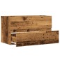 vidaXL Bad-Hängeschrank Altholz-Optik 80x38,5x45 cm Holzwerkstoff vidaXL Bad-Hängeschrank Altholz-Optik 80x38,5x45 cm Holzwerkstoff