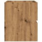vidaXL Waschbeckenunterschrank Artisan-Eiche 90x38,5x45 Holzwerkstoff vidaXL Waschbeckenunterschrank Artisan-Eiche 90x38,5x45 Holzwerkstoff