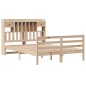 vidaXL Massivholzbett mit Regal ohne Matratze 150x200 cm Kiefernholz vidaXL Massivholzbett mit Regal ohne Matratze 150x200 cm Kiefernholz