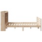vidaXL Massivholzbett mit Regal ohne Matratze 160x200 cm Kiefernholz vidaXL Massivholzbett mit Regal ohne Matratze 160x200 cm Kiefernholz