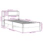 vidaXL Massivholzbett mit Regal ohne Matratze 100x200 cm Kiefer vidaXL Massivholzbett mit Regal ohne Matratze 100x200 cm Kiefer