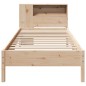 vidaXL Massivholzbett mit Regal ohne Matratze 90x190 cm Kiefer vidaXL Massivholzbett mit Regal ohne Matratze 90x190 cm Kiefer