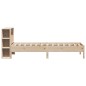 vidaXL Massivholzbett mit Regal ohne Matratze 90x190 cm Kiefer vidaXL Massivholzbett mit Regal ohne Matratze 90x190 cm Kiefer