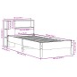 vidaXL Massivholzbett mit Regal ohne Matratze 90x190 cm Kiefer vidaXL Massivholzbett mit Regal ohne Matratze 90x190 cm Kiefer