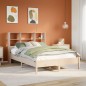 vidaXL Massivholzbett mit Regal ohne Matratze 150x200 cm Kiefer vidaXL Massivholzbett mit Regal ohne Matratze 150x200 cm Kiefer