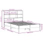 vidaXL Massivholzbett mit Regal ohne Matratze 150x200 cm Kiefer vidaXL Massivholzbett mit Regal ohne Matratze 150x200 cm Kiefer