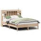 vidaXL Massivholzbett mit Regal ohne Matratze 160x200 cm Kiefer vidaXL Massivholzbett mit Regal ohne Matratze 160x200 cm Kiefer