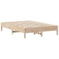 vidaXL Massivholzbett mit Regal ohne Matratze 160x200 cm Kiefer vidaXL Massivholzbett mit Regal ohne Matratze 160x200 cm Kiefer