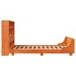 vidaXL Massivholzbett ohne Matratze Wachsbraun 150x200 cm Kiefernholz vidaXL Massivholzbett ohne Matratze Wachsbraun 150x200 cm Kiefernholz