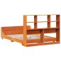 vidaXL Massivholzbett ohne Matratze Wachsbraun 150x200 cm Kiefernholz vidaXL Massivholzbett ohne Matratze Wachsbraun 150x200 cm Kiefernholz