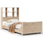 vidaXL Massivholzbett ohne Matratze 100x200 cm Kiefernholz vidaXL Massivholzbett ohne Matratze 100x200 cm Kiefernholz