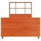 vidaXL Massivholzbett ohne Matratze Wachsbraun 90x190 cm Kiefernholz vidaXL Massivholzbett ohne Matratze Wachsbraun 90x190 cm Kiefernholz
