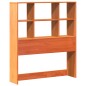 vidaXL Massivholzbett ohne Matratze Wachsbraun 90x190 cm Kiefernholz vidaXL Massivholzbett ohne Matratze Wachsbraun 90x190 cm Kiefernholz