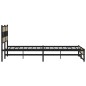 vidaXL Metallbett ohne Matratze Sonoma-Eiche 193x203 cm vidaXL Metallbett ohne Matratze Sonoma-Eiche 193x203 cm