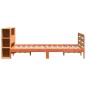 vidaXL Massivholzbett ohne Matratze Wachsbraun 120x200 cm Kiefernholz vidaXL Massivholzbett ohne Matratze Wachsbraun 120x200 cm Kiefernholz