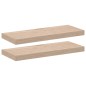 vidaXL Schweberegale 2 Stk. 60x23,5x4 cm Holzwerkstoff vidaXL Schweberegale 2 Stk. 60x23,5x4 cm Holzwerkstoff