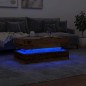 vidaXL Couchtisch mit LED-Leuchten Altholz-Optik 90x50x40 cm vidaXL Couchtisch mit LED-Leuchten Altholz-Optik 90x50x40 cm