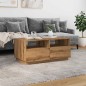 vidaXL Couchtisch mit LED-Leuchten Artisan-Eiche 90x49x40 cm vidaXL Couchtisch mit LED-Leuchten Artisan-Eiche 90x49x40 cm